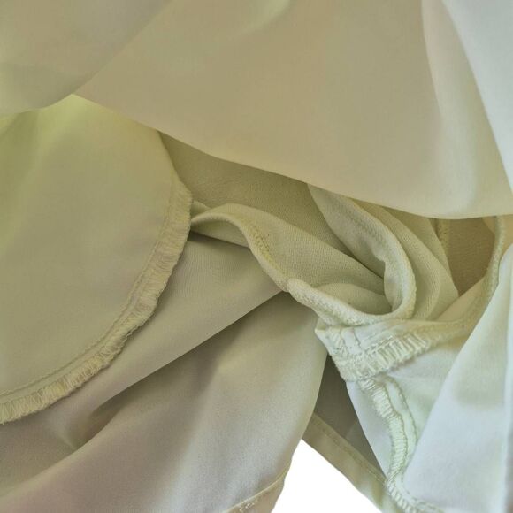 All In Motion Women's Hot Yellow Polyester Running Shorts w Briefs & Zip Close P - Picture 9 of 11